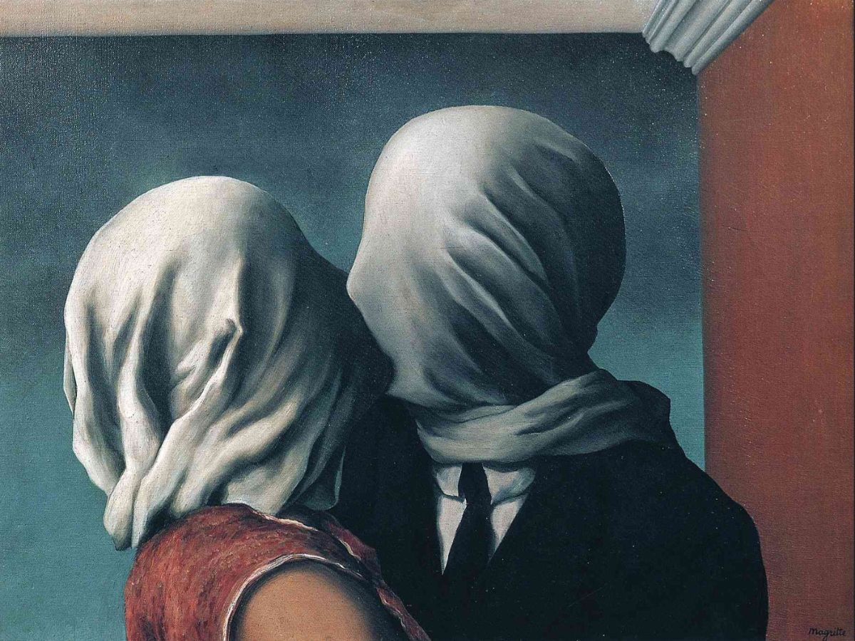 "The Lovers" by René Magritte (1928)