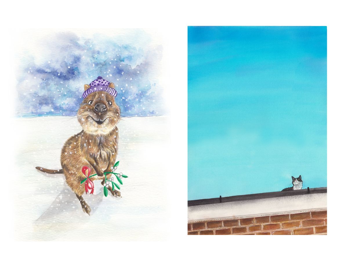 Kiss Me Quokka & Peg On The Roof