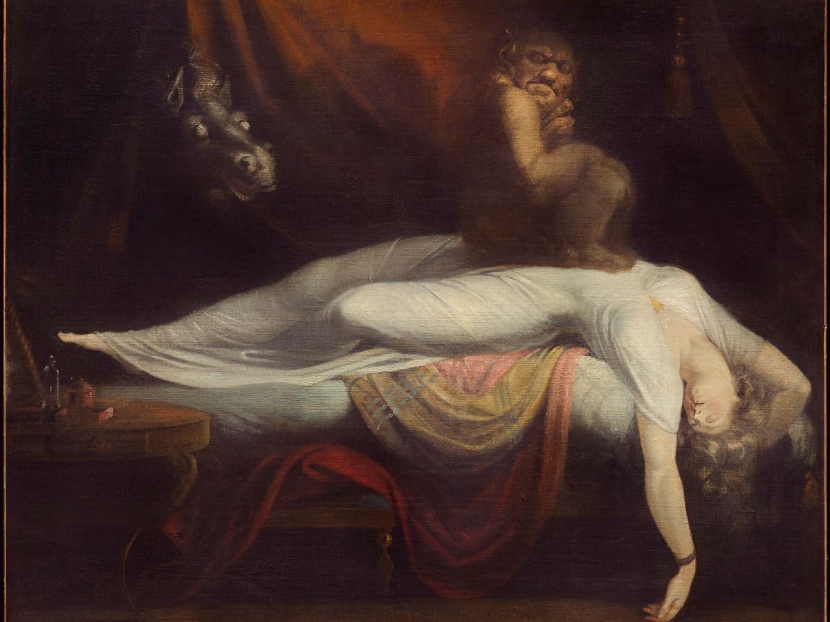 "The Nightmare" by Henry Fuseli (1781) This painting delves into the subconscious fears and anxieties that can plague lovers, representing the darker side of romantic entanglements.