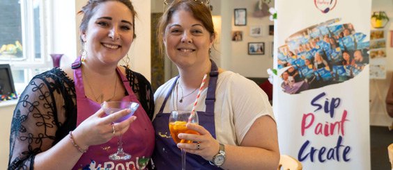 PopUp Painting, Ladies Night Out, Sip and Paint