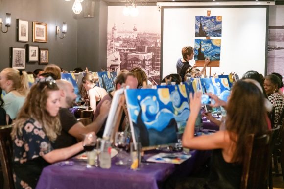 Biggest Sip and Paint Record Attempt