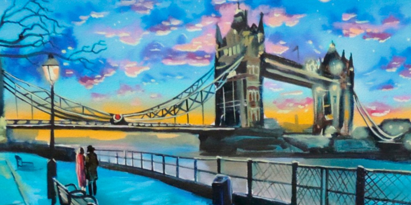 walking along he thames river