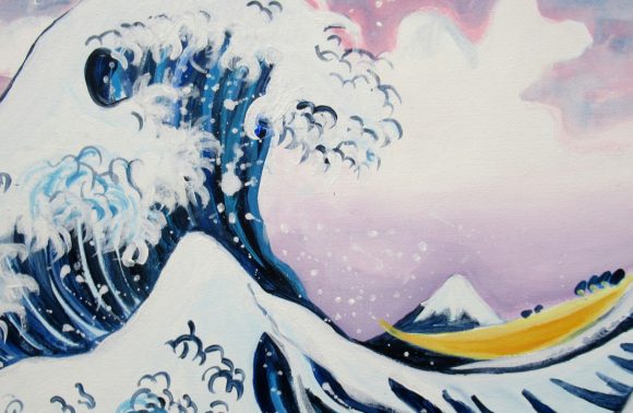 the great wave by hokusai