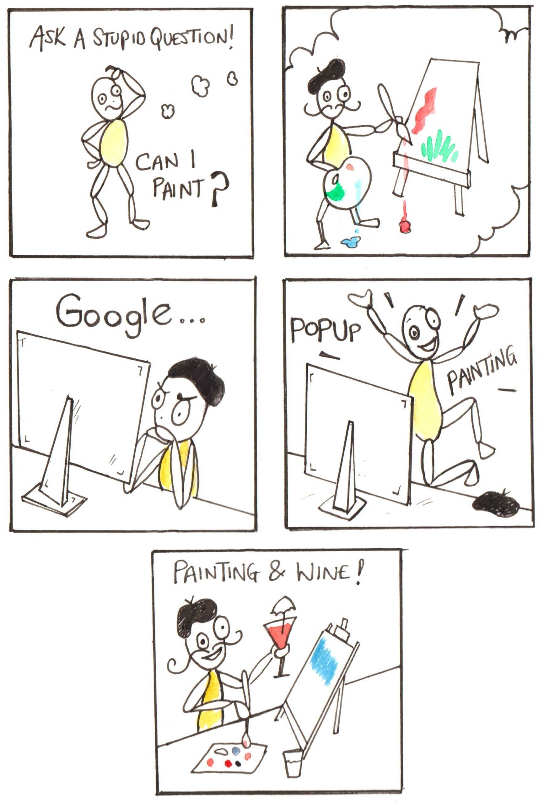 ask a stupid question infographic