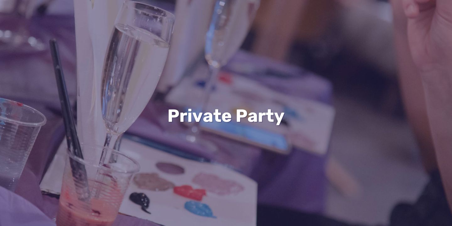 private party sip and paint events, paint and sip hen party