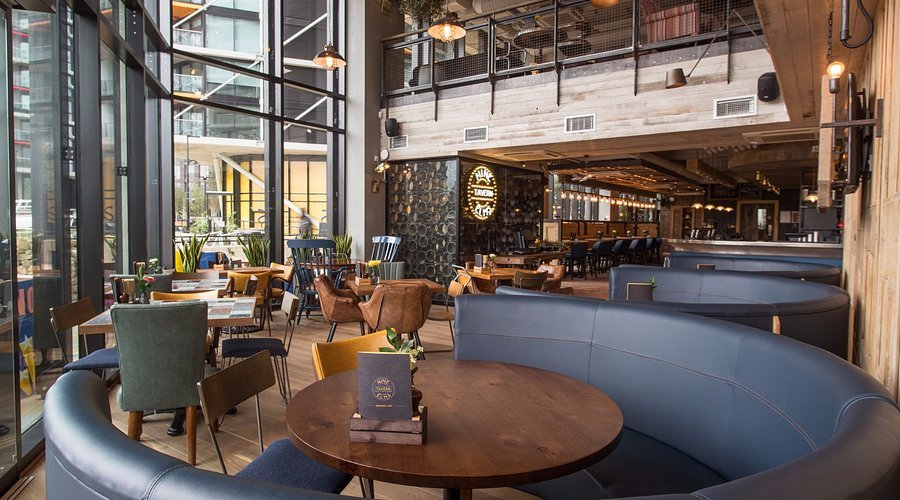 nine elms tavern, lower floor of pub